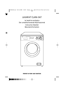 Bedienungsanleitung AEG CLARA847 Waschmaschine