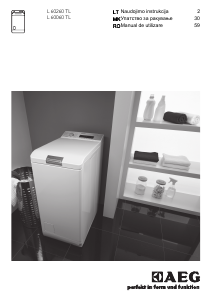 Manual AEG L60060TL Mașină de spălat