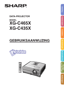 Handleiding Sharp XG-C465X Beamer