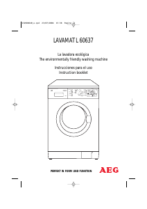 Manual de uso AEG L60637 Lavadora