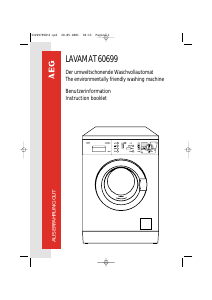 Bedienungsanleitung AEG L60699 Waschmaschine