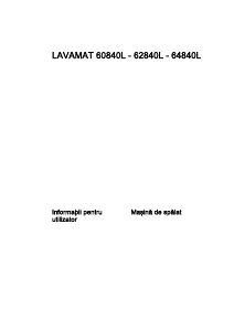 Manual AEG L64640L Mașină de spălat