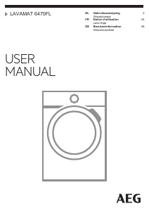 Mode d’emploi AEG L6470FL Lave-linge