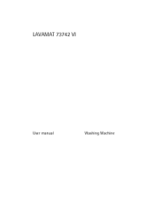 Manual AEG L73742VI Washing Machine
