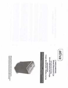 Manual Ativa DQ80M Paper Shredder