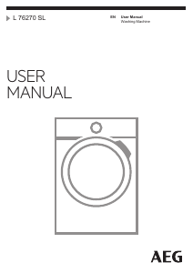 Manual AEG L76270SL Washing Machine