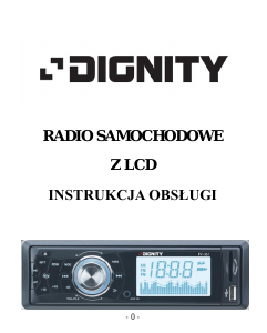 Instrukcja Dignity PV-361 Radio samochodowe