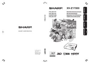 Handleiding Sharp XV-Z17000 Beamer