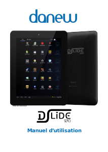 Mode d’emploi Danew DSlide 970 Tablette