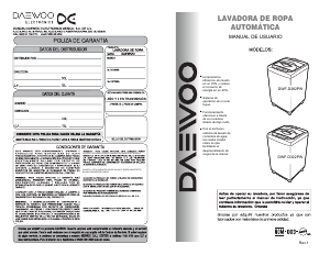 Manual de uso Daewoo DWF-D322PW Lavadora