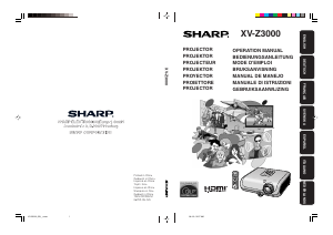 Handleiding Sharp XV-Z30000 Beamer