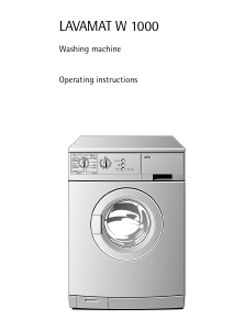 Manual AEG LAV40-W Washing Machine