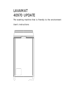 Handleiding AEG LAV40970 Wasmachine