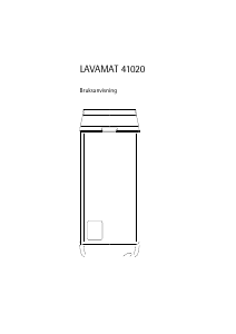 Bruksanvisning AEG LAV41020 Vaskemaskin