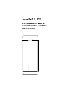 Instrukcja AEG LAV41270 Pralka