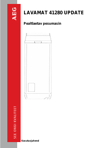 Kasutusjuhend AEG LAV41280 Pesumasin