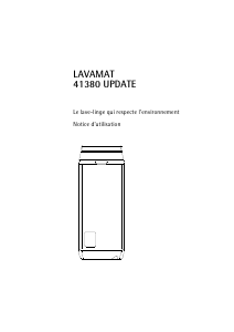 Mode d’emploi AEG LAV41380 Lave-linge