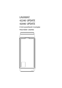 Használati útmutató AEG LAV42040 Mosógép