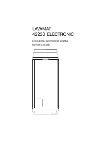 Manuál AEG LAV42230 Pračka