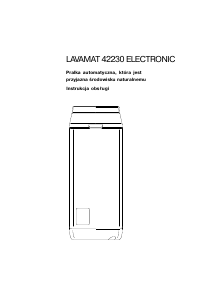 Instrukcja AEG LAV42230 Pralka