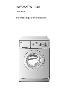 Mode d’emploi AEG LAV50435-W Lave-linge