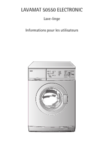 Mode d’emploi AEG LAV50550 Lave-linge