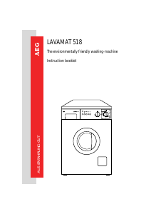 Manual AEG LAV518 Washing Machine