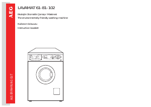 Manual AEG LAV61 Washing Machine