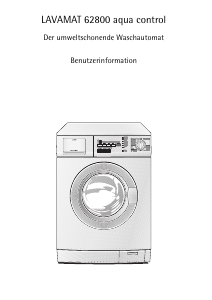Bedienungsanleitung AEG LAV62800 Waschmaschine