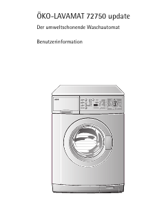 Bedienungsanleitung AEG LAV72740 Waschmaschine