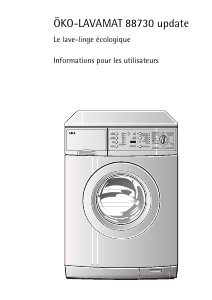 Mode d’emploi AEG LAV88739-W Lave-linge