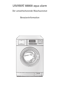 Bedienungsanleitung AEG LAV88800 Waschmaschine