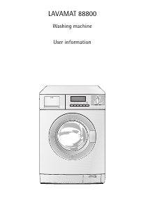 Manual AEG LAV88800 Washing Machine