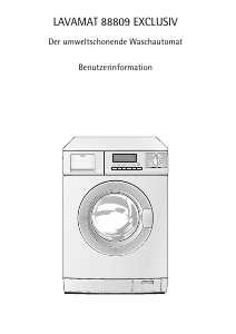 Bedienungsanleitung AEG LAV88809 Waschmaschine