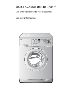 Bedienungsanleitung AEG LAV88840 Waschmaschine