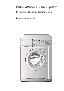 Bedienungsanleitung AEG LAV88840-W Waschmaschine