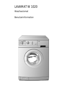 Bedienungsanleitung AEG LAVW1020-W Waschmaschine