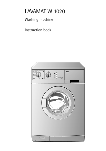 Manual AEG LAVW1020-W Washing Machine