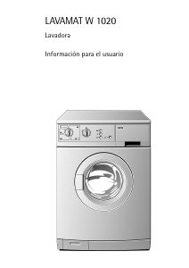 Manual de uso AEG LAVW1020-W Lavadora