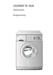 Brugsanvisning AEG LAVW1030-W Vaskemaskine