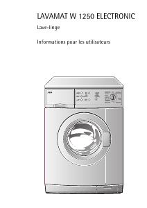 Mode d’emploi AEG LAVW1050 Lave-linge