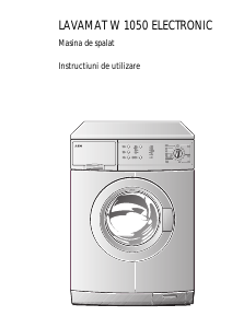 Manual AEG LAVW1050 Mașină de spălat