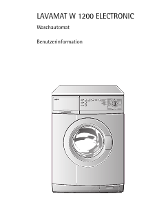 Bedienungsanleitung AEG LAVW1200 Waschmaschine