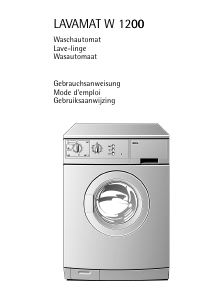 Mode d’emploi AEG LAVW1200-WB Lave-linge