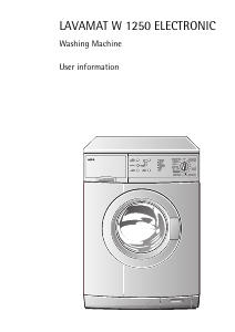 Manual AEG LAVW1201 Washing Machine