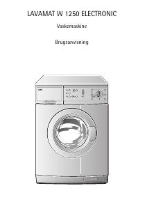 Brugsanvisning AEG LAVW1250 Vaskemaskine