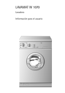 Manual de uso AEG LAVW1270-W Lavadora