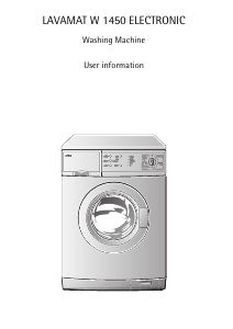 Manual AEG LAVW1455 Washing Machine