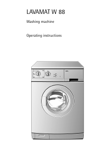 Manual AEG LAVW60-W Washing Machine