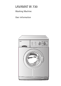 Manual AEG LAVW720-W Washing Machine